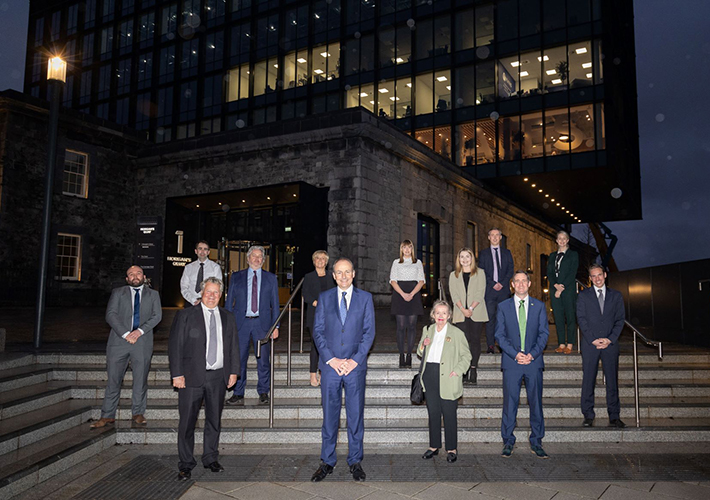 Foto El primer ministro irlandés inaugura las oficinas de Iberdrola y DP Energy en Cork.